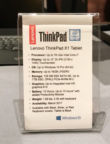 Lenovo ThinkPad X1 Tablet